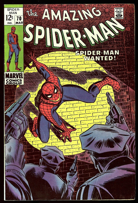 Amazing Spider-Man #70 Marvel 1968 (FN) 1st Cameo of Vanessa Fisk!