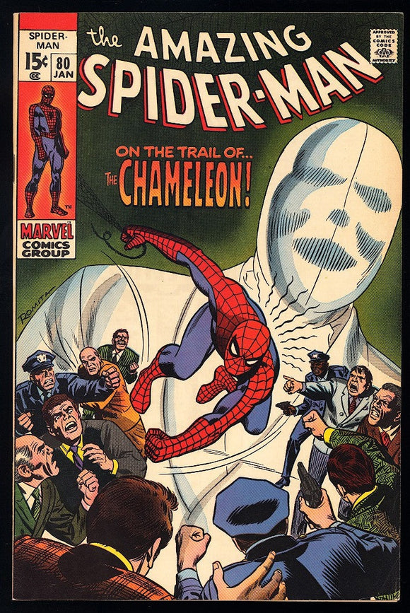 Amazing Spider-Man #80 Marvel 1969 (VF-) Chameleon App!