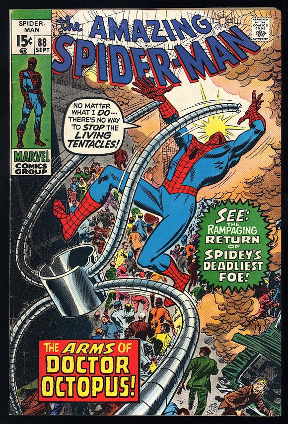 Amazing Spider-Man #88 Marvel 1970 (FN+) Doc Ock Appearance!