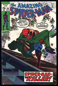 Amazing Spider-Man #90 Marvel 1970 (FN+) Death of Captain Stacy!