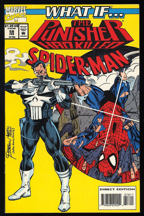 What If #58 Marvel 1994 (NM-) Punisher Had Killed Spider-Man ASM 129