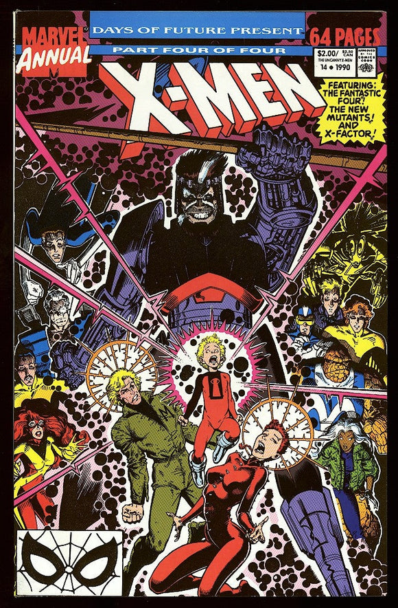 X-Men Annual #14 Marvel 1990 (NM-) 1st Cameo App of Gambit