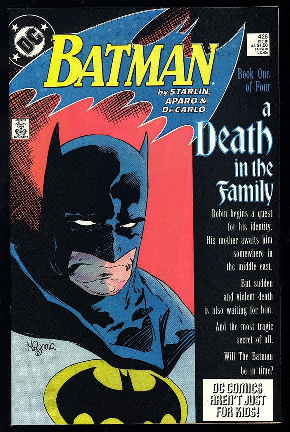 Batman Death in the Family #426-429 DC 1988 (NM+) Book 1-4 Set