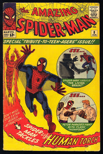 Amazing Spider-Man #8 Marvel 1964 (FN-) 1st App of the Living Brain!