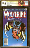 Wolverine #2 CGC 9.6 (1982) Signed Claremont! Miller! Rubinstein! CPV