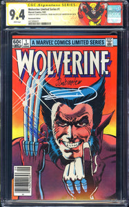 Wolverine #1-4 CGC SS (1982) Signed 3x Claremont! Miller! Rubinstein!