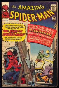 Amazing Spider-Man #18 Marvel 1964 (VG+) 1st App of Ned Leeds!