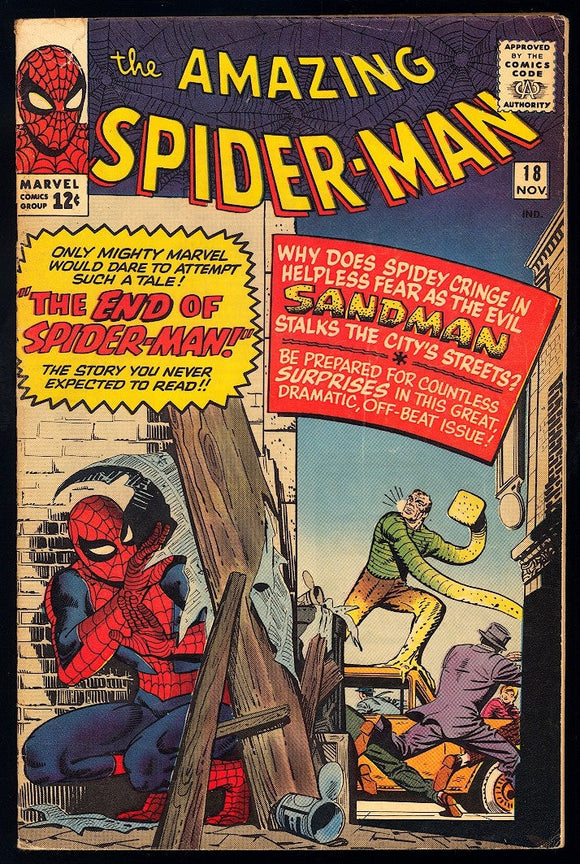 Amazing Spider-Man #18 Marvel 1964 (VG+) 1st App of Ned Leeds!