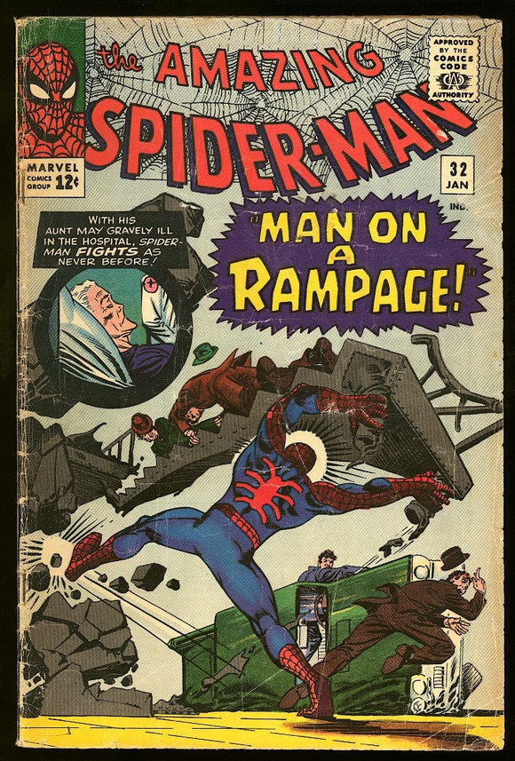 Amazing Spider-Man #32 Marvel 1966 (VG-) 2nd App of Curt Connors!