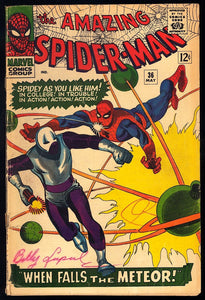 Amazing Spider-Man #36 Marvel 1966 (GD+) 1st App of the Looter!