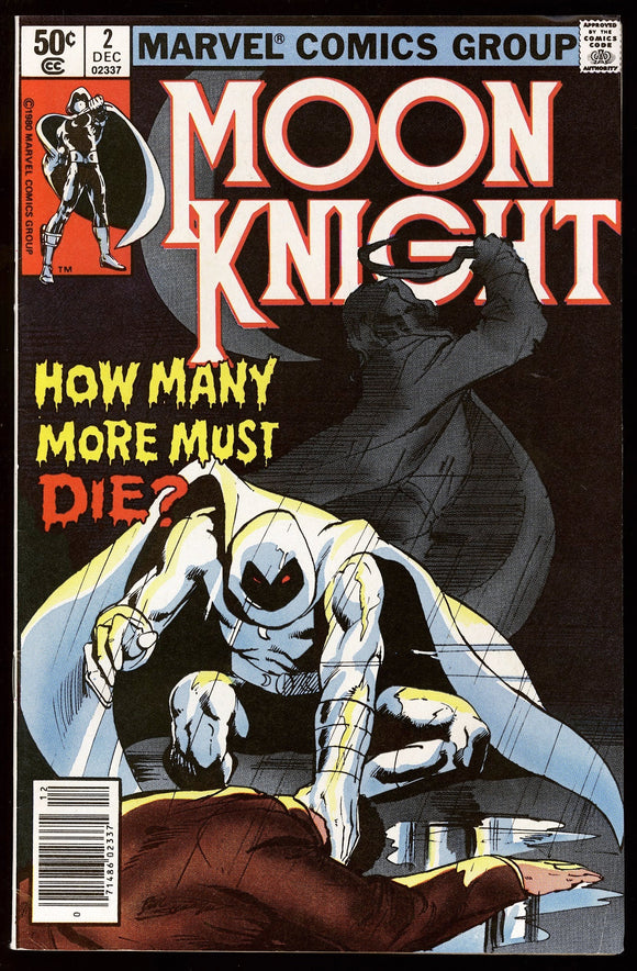 Moon Knight #2 Marvel 1980 (VF) 1st Appearance of Slasher! NEWSSTAND!