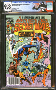 Marvel Super Heroes Secret Wars #3 CGC 9.8 (1984) 1st Volcana! CPV!