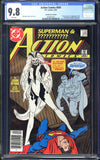 Action Comics #595 CGC 9.8 (1987) 1st Silver Banshee! Canadian Variant!