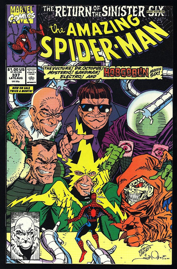 Amazing Spider-Man #337 Marvel 1990 (NM) 1st New Sinister Six!