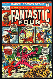 Fantastic Four #140 Marvel Comics 1972 (FN/VF) Origin of Annihilus!