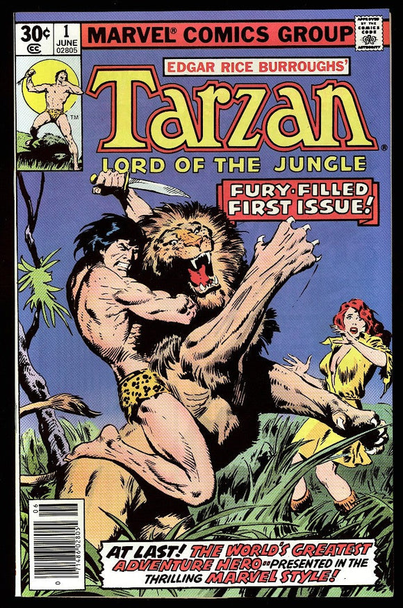 Tarzan #1 Marvel Comics 1977 (NM) Edgar Rice Burroughs Adaptation!