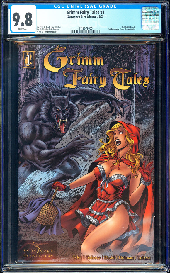 Grimm Fairy Tales #1 CGC 9.8 (2005) 1st Zenescope Entertainment Title!