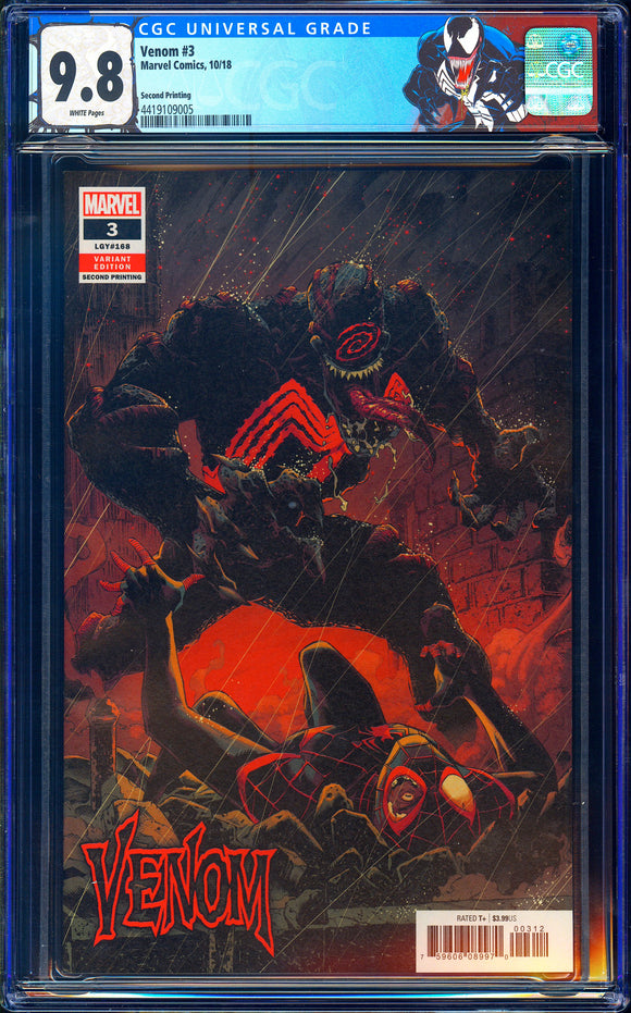 Venom #3 CGC 9.8 (2018) 1st Full Appearance of Knull! 2nd Printing