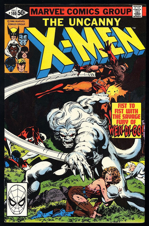 Uncanny X-Men #140 Marvel 1980 (VF/NM) Alpha Flight Appearance!
