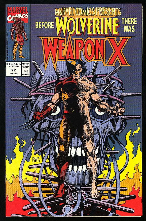 Marvel Comics Presents #72 Marvel 1991 (NM+) 1st App of Weapon X!