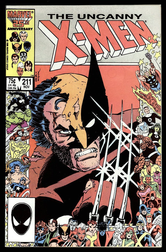 Uncanny X-Men #211 Marvel 1986 (NM) 1st Full App of the Marauders!