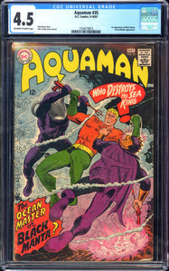 Aquaman #35 CGC 4.5 (DC 1967) 1st Appearance of Black Manta!