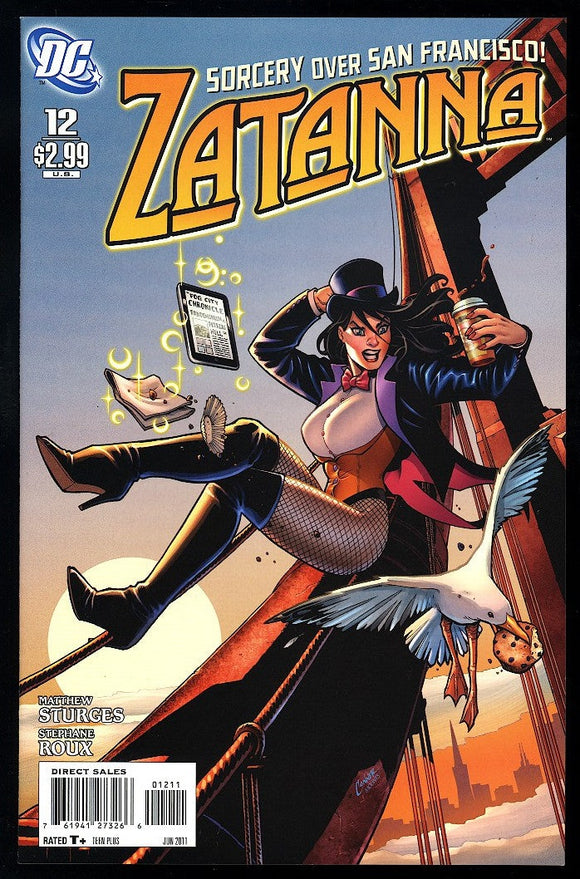 Zatanna #12 DC 2011 (NM+) 1st Appearance of Backslash! 1st Print