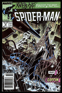 Web of Spider-Man #31 Marvel 1987 (VF) Part 1 Kraven NEWSSTAND!
