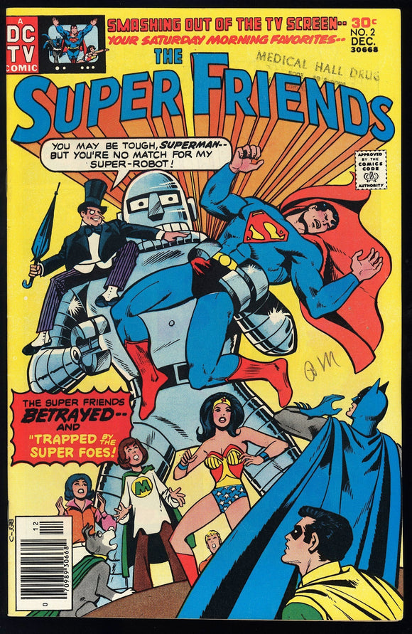 Super Friends #2 DC 1976 (VF-) Penguin Cover! Poison Ivy App!
