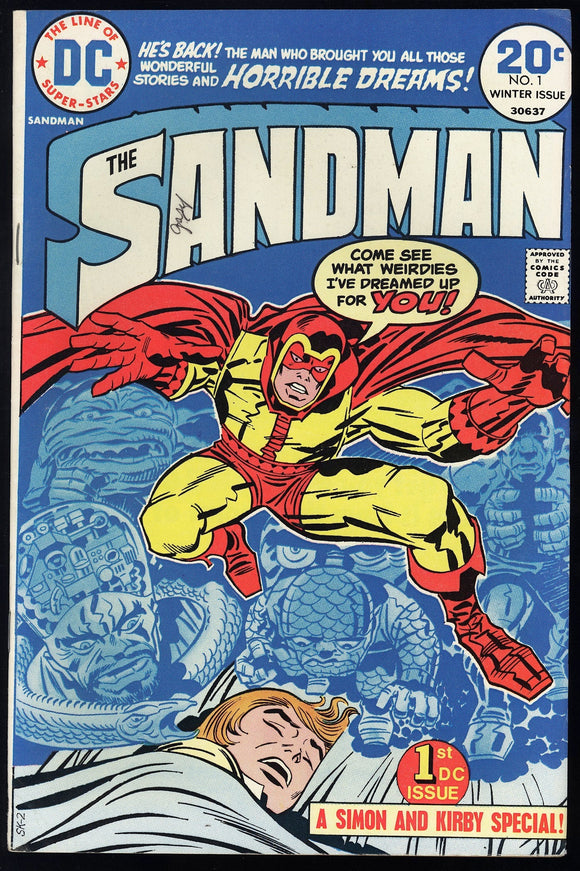 Sandman #1 DC 1974 (VF-) 1st Bronze Age Sandman! Jack Kirby Cover!