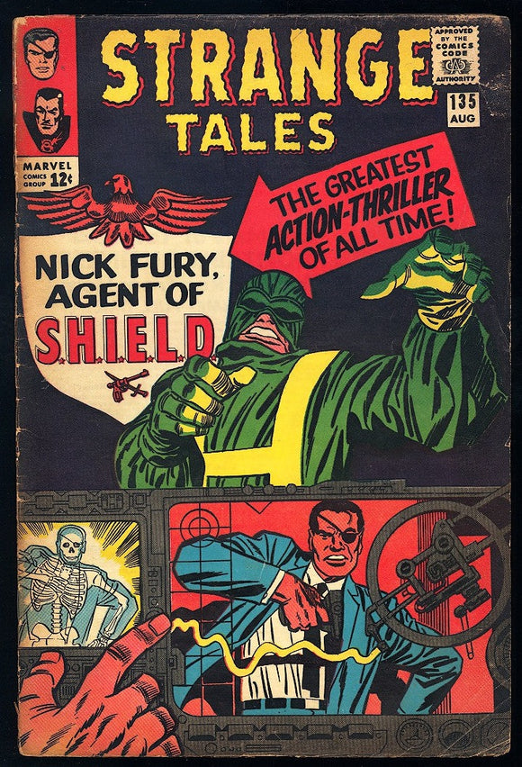 Strange Tales #135 Marvel 1965 (VG-) 1st Appearance of Nick Fury!