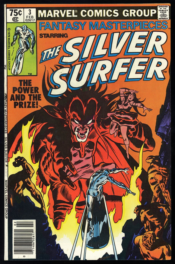 Fantasy Masterpieces #3 Marvel 1980 (VF+) Reprints Silver Surfer #3!