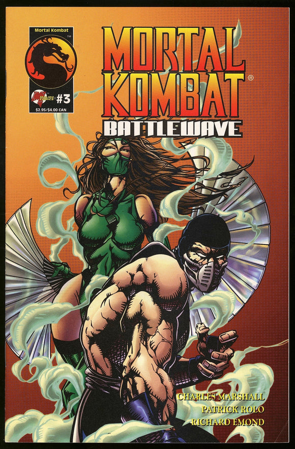 Mortal Kombat Battlewave #3 Malibu 1995 (VF+) RARE HTF! 2nd Jade!