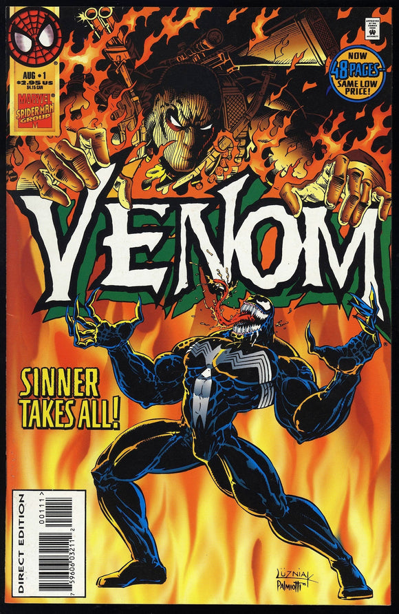 Venom Sinner Tales All #1 Marvel 1995 (NM-) 1st Issue!