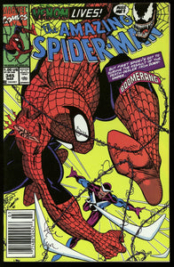 Amazing Spider-Man #345 1991 (NM-) 1st Full Cletus Kasady! NEWSSTAND!