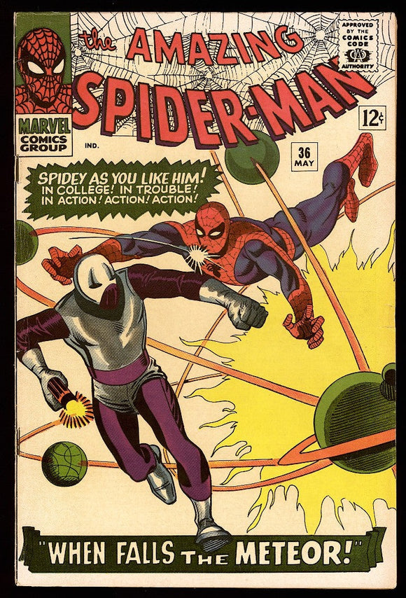 Amazing Spider-Man #36 Marvel 1966 (FN-) 1st App of the Looter!