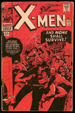 X-Men #17 Marvel 1966 (GD) Magneto! Tape on Spine & Interior Cover