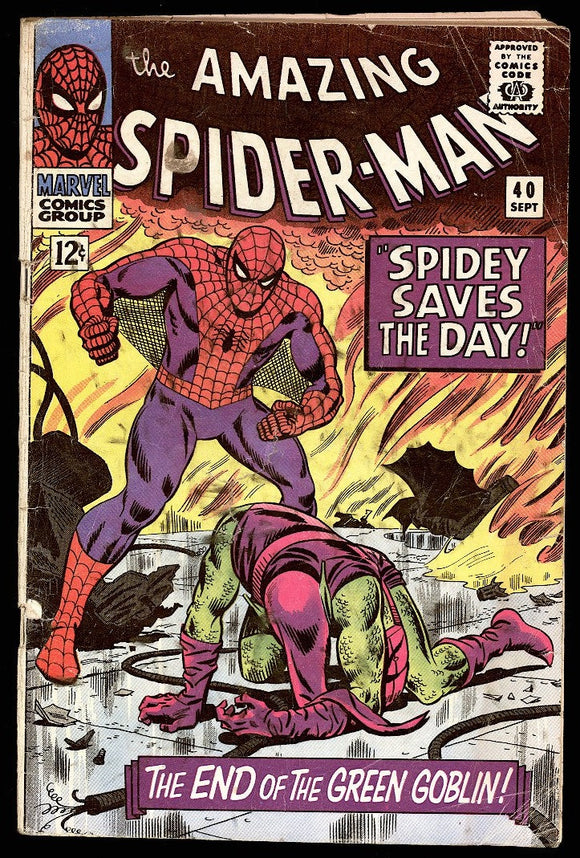 Amazing Spider-Man #40 Marvel 1966 (Fair/G) Origin of Green Goblin!