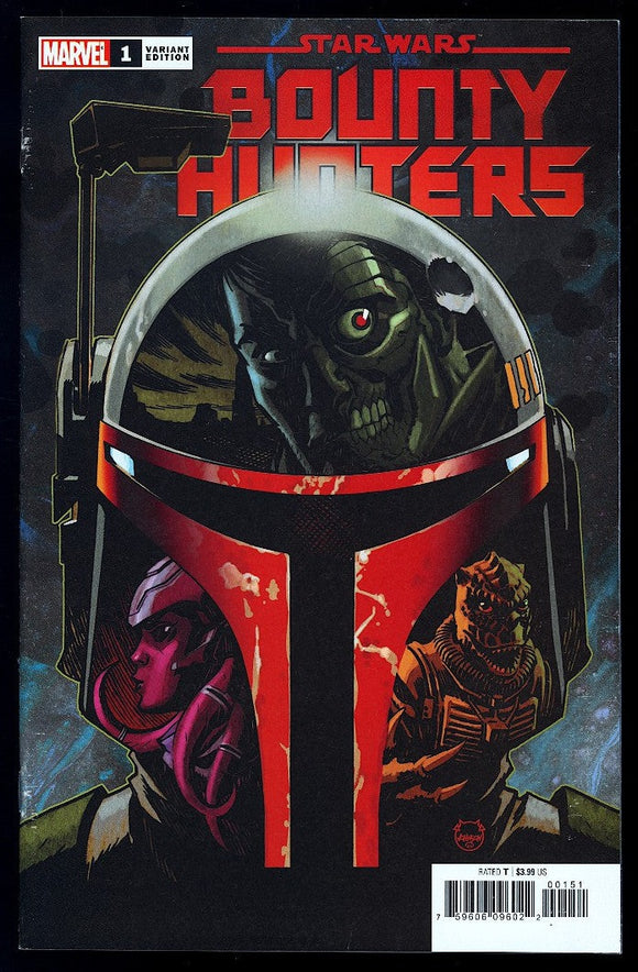 Star Wars Bounty Hunters #1 Marvel 2020 (VF+) 1:50 Johnson Variant!