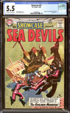 Showcase #27 CGC 5.5 (1960) Origin & 1st App of the Sea Devils!