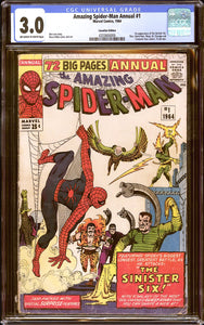Amazing Spider-Man Annual #1 CGC 3.0 (1964) 1st Sinister Six! Canadian!