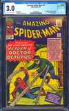 Amazing Spider-Man #11 CGC 3.0 (1964) 2nd App of Doctor Octopus!