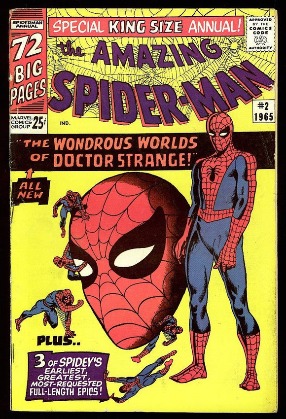 Amazing Spider-Man #2 King Size Annual Marvel 1965 (VG-) 1st Meeting!