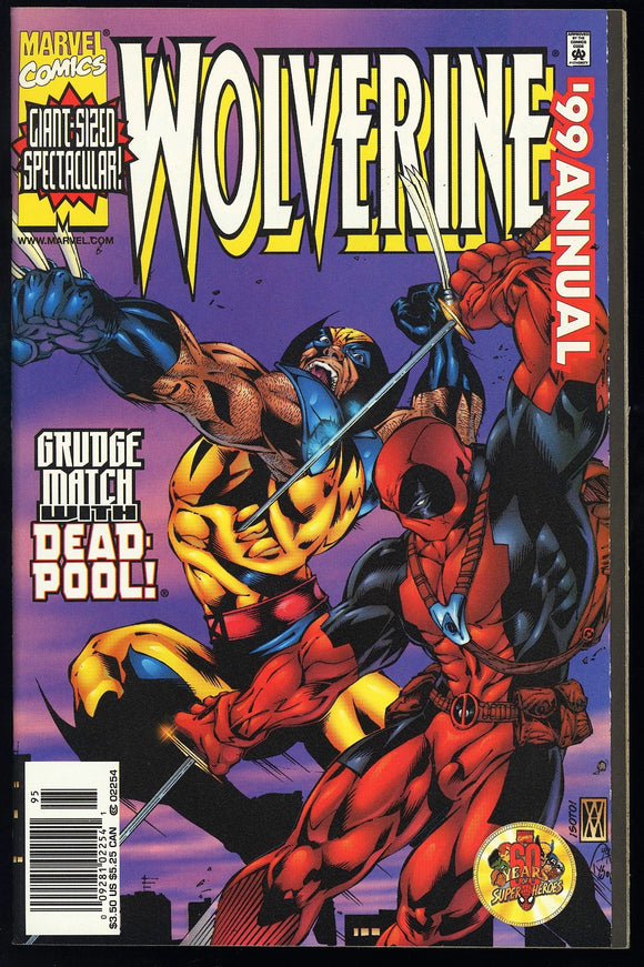 Wolverine Annual 1999 (NM+) Wolverine vs. Deadpool! NEWSSTAND!