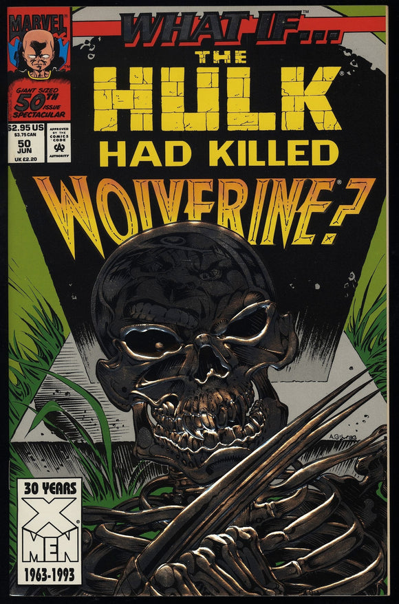 What If? Vol. 2 #50 Marvel 1993 (NM) Hulk Had Killed Wolverine?