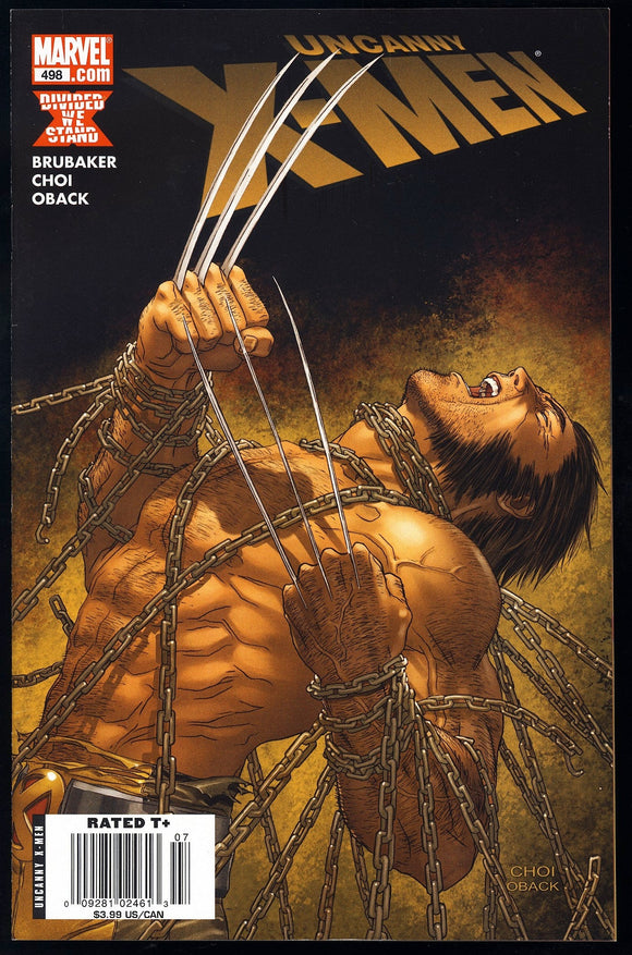 Uncanny X-Men #498 Marvel 2008 (NM) Rare 1:50 NEWSSTAND VARIANT!