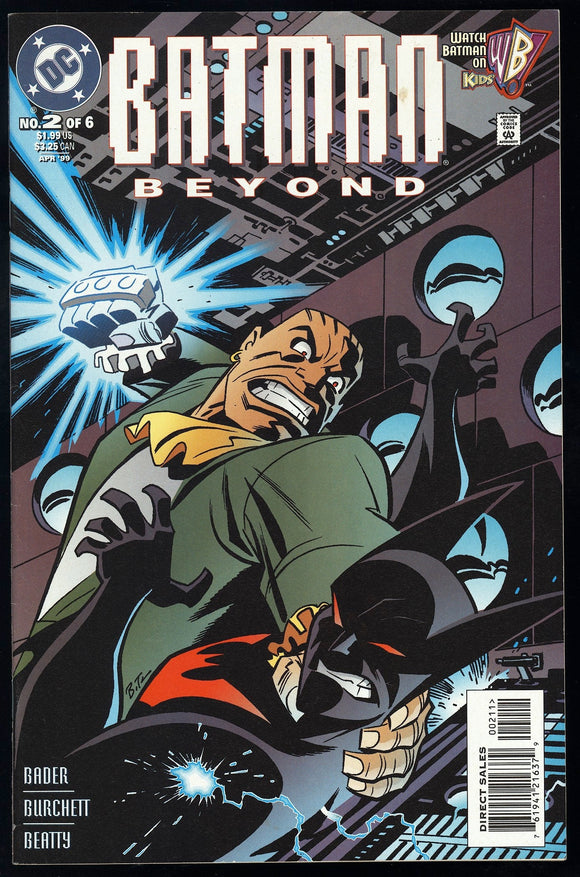Batman Beyond #2 DC 1999 (VF) 1st Terry McGinnis as Batman! Spine Split