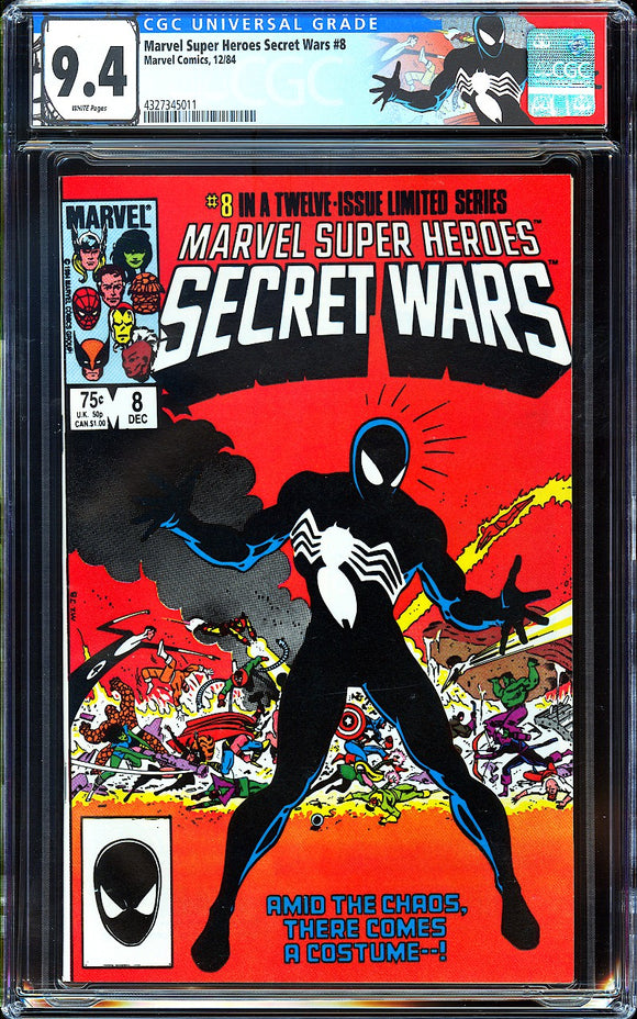 Marvel Super Heroes Secret Wars #8 CGC 9.4 (1984) Symbiote Origin!