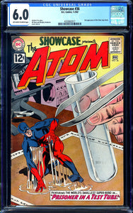 Showcase #36 CGC 6.0 (1962) 3rd App of Silver Age Atom!