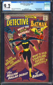 Detective Comics #359 CGC 9.2 (1967) Origin & 1st Appearance of Batgirl!